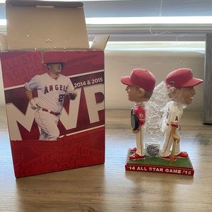 Mike Trout Double Bobblehead - LA Angels